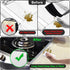 Silicone Stove Counter Gap Cover - Transparent 25" Long Kitchen Counter Gap Filler, Set of 2