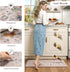 2 Set, LEEVAN Anti Fatigue Mats for Kitchen Floor Non-Slip, Cushioned Kitchen Mats for Floor Piece, Pink Memory Foam