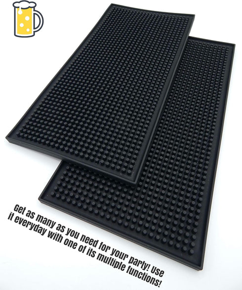 6x12 (1) Set Bar Mat for Cocktails and Coffee Bar Perfect Dish Drying Mat - Professional Bar Spill Mat Perfect Barware
