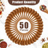 Boao 50 Pcs Small Wooden Spoons, 3.5'' L, Mini Natural Tiny Spoons for Jars, Sugar, Creamer, Honey, Kitchen Supplies