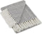 DII Herringbone Striped Collection Cotton Throw Blanket, Gray, 50x60