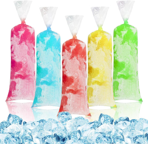 MAQIHAN 400 Ice Candy Plastic Bags - 4x12 Bolsas para bolis de