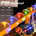 50ft 8 IP68Waterproof LED Rope Lights Outdoor, String Lights with Remote, Modes Timer Fairys Lights for Indoor Bedroom