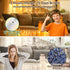 8 2 Pack 16FT 50LED HXWEIYE Rechargeable Fairy Lights Battery Operated, DIY Timer & Modes, Twinkle String Lights