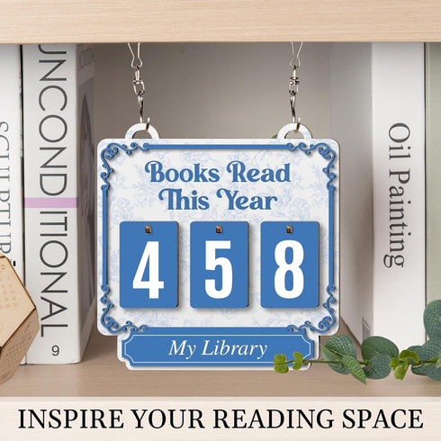 Counter, Counter Books Read This Year Book Sign for Reading Challenge, Books Read Tracker, Bookish Gifts for Book