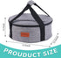 12V/24V/110V, Round Food Warmer Electric Casserole Carrier - Large Heated Lunch Bag for Car Truck, Thermos for hot food