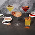 Rimming 7oz Collins Red Cocktail Sugar, Enhance Daiquiris, Cosmopolitans, Margaritas, Cocktail Drinks, Glass Sugar