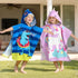 30"x30" Joiedomi Kids Beach Towels with Hood for Girls Purple Unicorn Hooded Toddler Bath Towel Quick Dry Soft