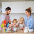 5PCS Silicone Serving Spoons Set, Vituer Heat Resistant Kitchen Spoons for Cooking, Mixing, Stirring, Dishwasher Safe