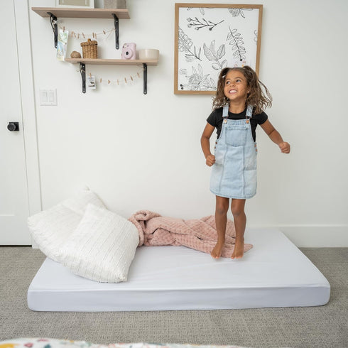 My Little Sheets Waterproof Fitted Sheet for Nugget Mattress - Hypoallergenic, Machine Washable, Toddler Bed Mattress