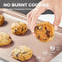 HONGBAKE Nonstick Cookie Sheets Set, Baking Sheet with Wider Grips, 3 Pack Half/Jelly Roll/Quarter Baking Tray,