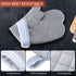 Nuogo 9 Pair Oven Mitts - Quilted Terry Cloth Lining Extra Long Heat Resistant Kitchen Gloves, 11 Inch