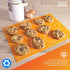 Kitchen + Home Silicone Baking Mats - Set of 2 Non-stick, BPA Free Food Grade Silicone Mat Liners for Half-Size Cookie Sheet with Measurements by Kitchen Home