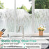 rabbitgoo Frosted Glass Privacy Window Film | No Glue Static Cling | Sun Blocking Vinyl Clings 17.5" x 78.7"