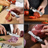 ZhengSheng Folding Chef Knife 4.8" Sharp 440A Stainless Steel Blade, Wooden Handle Pocket Foldable Kitchen Knife