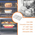 CHEFMADE Nonstick Baking and Cooling Rack - 12.2-Inch Rectangle Wire Rack Bakeware