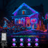 200FT 600LED 8 Christmas Lights Plug in,Outdoor Indoor Fairy Lights with Timer and Modes,Christmas Tree Lights