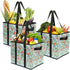 Foraineam Reusable Grocery Bags Set Durable Heavy Duty Tote Bag Collapsible Grocery