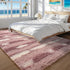 5x7 Feet Area Rugs for Living Room Bedroom,Pink and White Machine Washable Soft Fluffy Shaggy Indoor Rug, Floor Carpet