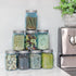 Cornucopia Brands 16oz Plastic Mason Jars, 8-Pack, Blue with Silver Metal Lids, BPA-Free, 2-Cup Capacity