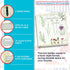 Meadowsweet Kitchens Recipe Card Holder Cookbook Mini 2 Ring Binder Organizer with 25 4 x 6 Cards
