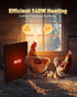 140 11.81''x15.74'' PETNF Chicken Coop Heater Watts Radiant Heat Chicken Heater Energy Efficient Design Safer Than