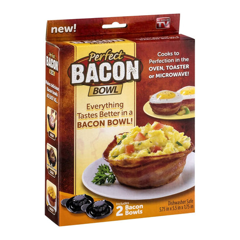 2 Pack Perfect Bacon Bowl Bowls /