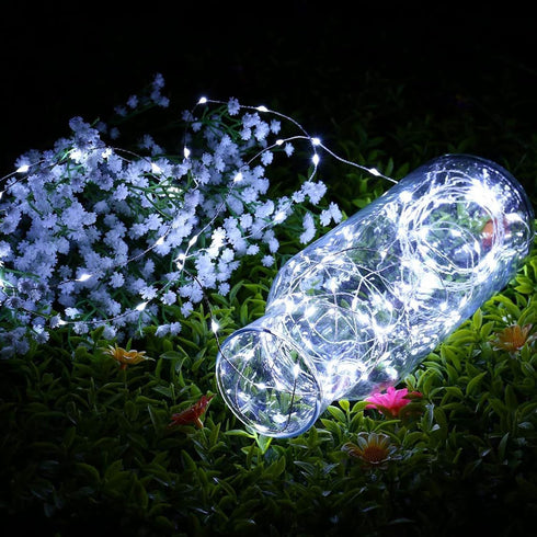66FT 200 Joomer Fairy String Lights LEDs Plug in Fairy Lights Indoor Copper Wire String Light DIY for Bedroom, Parties