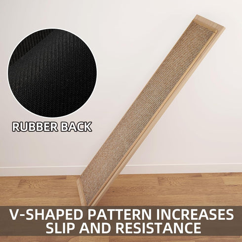 Kitchen Mat 1 PCS, Cushioned Non Slip Rugs for Kitchen Floor, Absorbent Runner Mats for Home, Office (Brown, 17.3"x47")