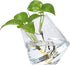 Bloomingville Clear Glass Decorative Vase with Angled Base