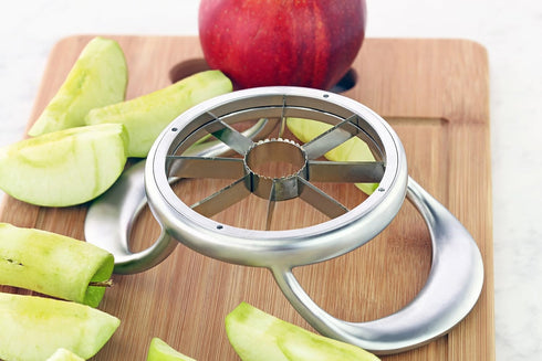 New Star Foodservice Artaste 59519 Zinc Die Cast Apple Corer and Divider with Stainless Steel Blades