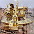 Humaira Nautical 4" Solid Brass Sextant, Nautical Working Instrument, Maritime Gift