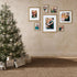 8x10 4x6/5x7 8x10 Set 4 Egofine Picture Frames with Plexiglass, Display Pictures with Mat or Without Mat