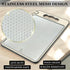 304 Stainless Steel Cutting Board for Kitchen | Dishwasher Safe Non-Toxic Metal Chopping Board | Scratch Resistant