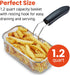 Elite Gourmet EDF1116 Electric Deep Fryer, 1.2 Qt. / 4.8 Cup Oil Capacity, Adjustable Temperature, Stainless Steel