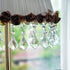 20pcs 50mm Clear Maple Leaf Crystal Chandelier Prism Pendant Parts, Suncatchers Hanging Crystals Beads for Chandelier