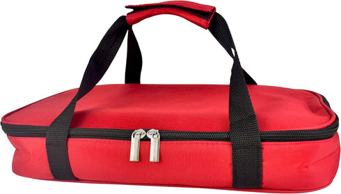 HW1236 Glass Casserole with Insulated Bag, Ideal for Picnic, Potluck, Hiking, Beach Trip