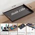 Foldable Bedside Shelf, Metal Clip-On Bed Tray Table for Bunk Bed & Dorm Beds, Dorm Room Essentials Organizer