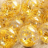 Gold Confetti Balloons - 25 Pcs Thickened 12 Inch Clear Latex Balloons with Confetti for Party Decorations