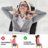 HOMBYS Sherpa Fleece Lumbar Support Pillow with Headrest for Recliner,Memory Foam Chair Cushion for Back Pain,Big High
