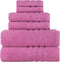 Rosyn Home Hotel and Spa Quality 6 Piece Bath Towel Set 2 Bath Towel