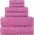 Rosyn Home Hotel and Spa Quality 6 Piece Bath Towel Set 2 Bath Towel