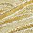 Hahuho 50 inch Round Sequin Tablecloth, Gold Glitter Tablecloth for Bridal Shower, Birthday, Wedding, Dessert, Banquet