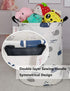 QUEENLALA Large Storage Basket, Collapsible Round Hamper for Boys and Girls, Bathroom/Home Decor