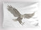 Lunarable Eagle Pillow Sham, 36" X 20", Pale Grey - Decorative Standard King Size Printed Pillowcase of USA National