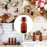24 Favors(3.3 oz,Amber) Tessco Pcs Mini Swing Top Glass Bottles with Stoppers Small Flip Top Bottles with Airtight Lids
