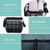 Attmu Mesh Shower Caddy - Portable Quick Dry Hanging Shower Tote Bag for College Dorm Room