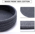 Trivets for Hot Dishes, 5 Pcs 7 Inch Hot Pads with Storage Basket for Kitchen Countertops, Heat Resistant Cotton Table