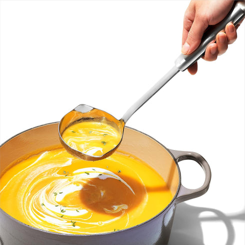 OXO Steel Ladle for Serving Soups and Sauces