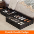 Set 2, 4.3 Inches 2 24 Lifewit Under Bed Shoe Storage Organizer of Tall Low Profile Fabric Shoes Container Box